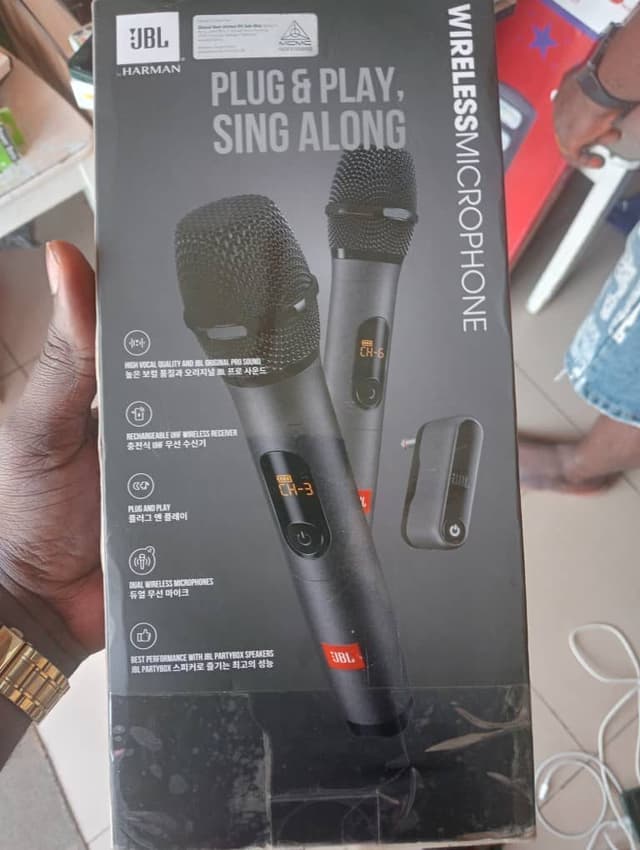 JBL wireless microphone